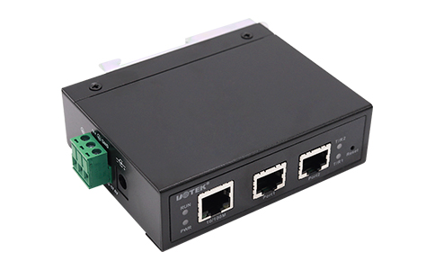 UT-6802A 導軌式2口RS232/485/422 串口服務器