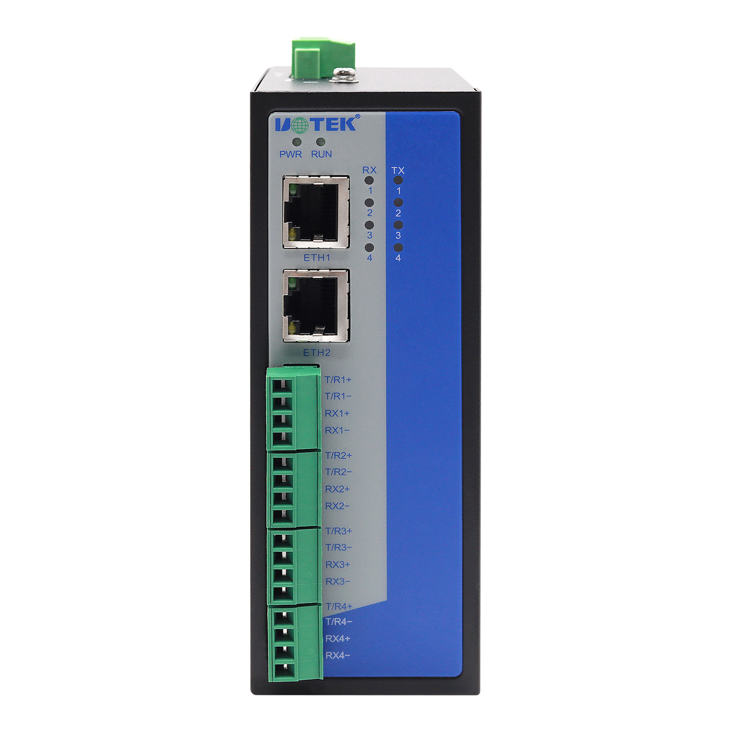 導(dǎo)軌式4口RS-485/422串口服務(wù)器